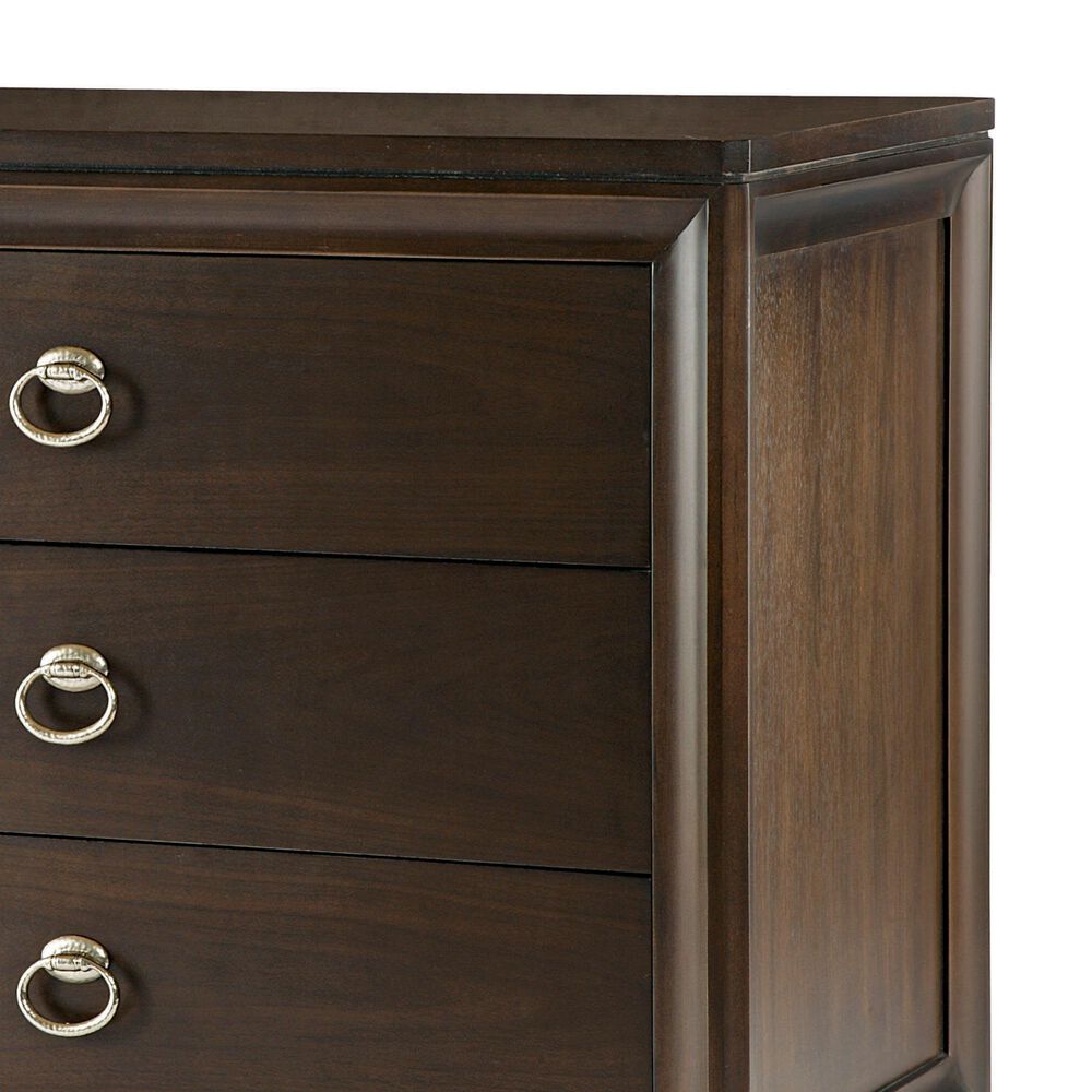 Century Furniture Tribeca 3 Drawer Nightstand in Deep Brown, , large