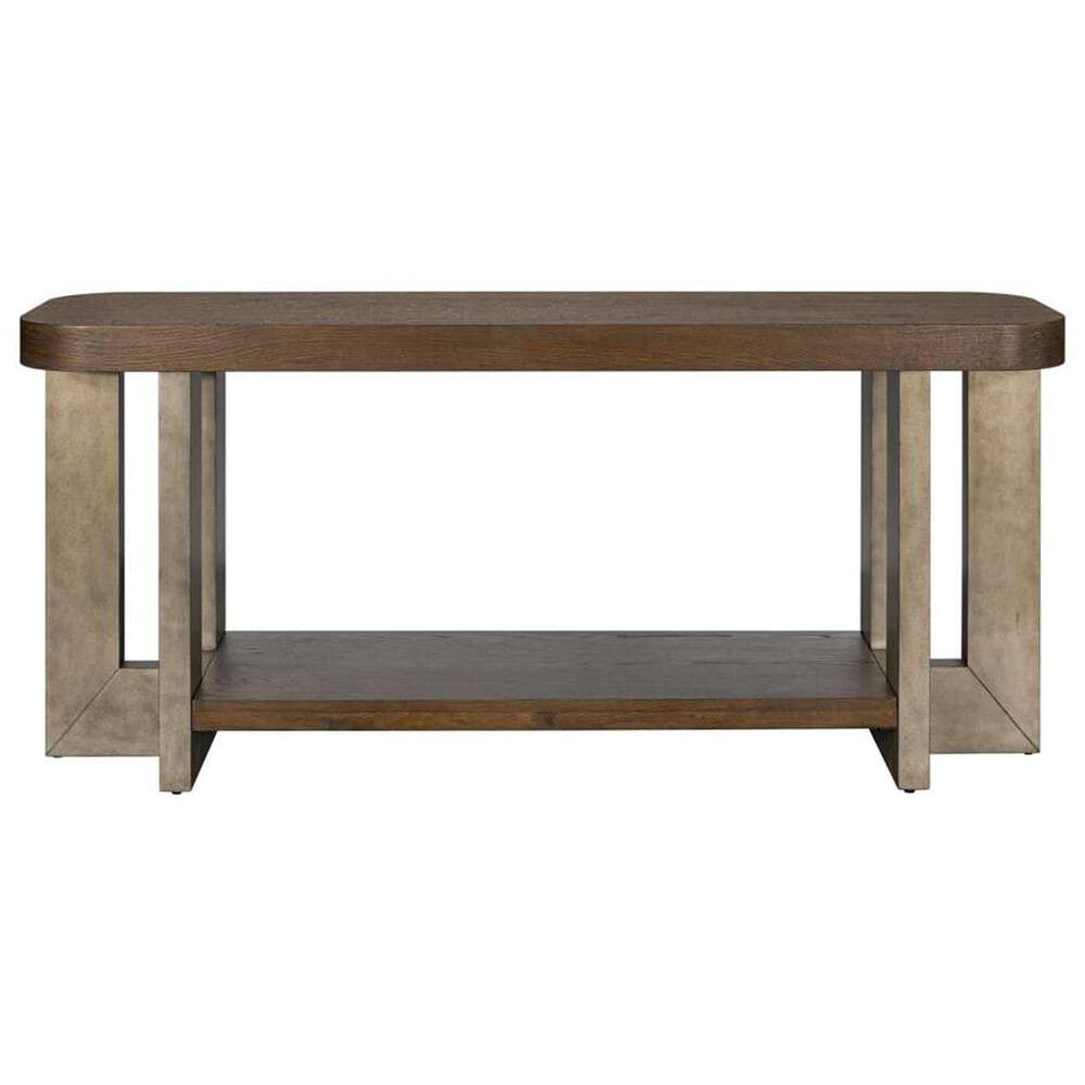 Bassett Mirror Company Nova Console Table in Charcoal Oak, , large