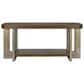 Bassett Mirror Company Nova Console Table in Charcoal Oak, , large