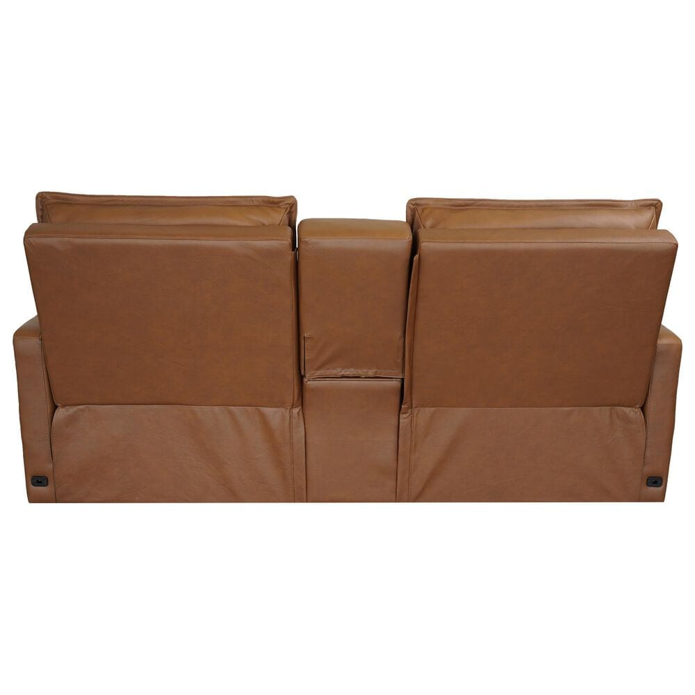 Aurora Furnishings Malta Power Zero Gravity Reclining Loveseat with Vibration in Bourbon, , large