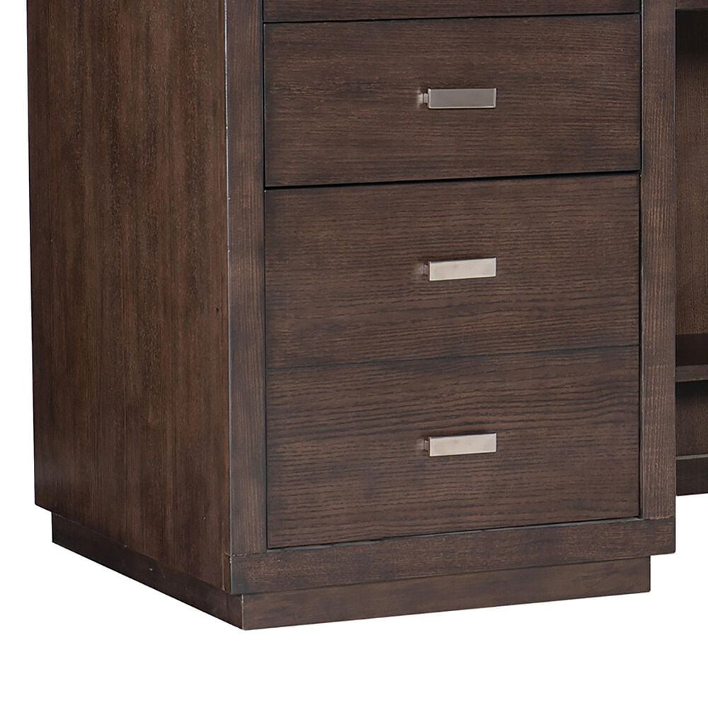 Hooker Furniture House Blend Credenza with Hutch in Dark Roast, , large