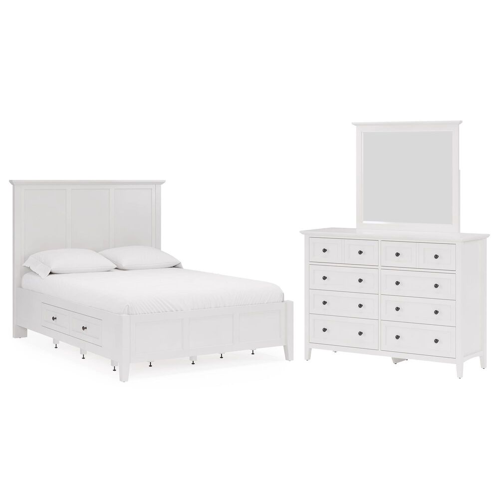 Urban Home Grace 3-Piece Queen Bedroom Set in Snowfall White, , large