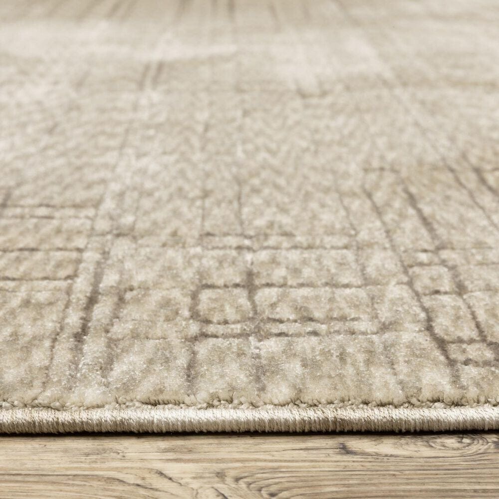 Oriental Weavers Capella Beige and Brown 5&#39;3&quot; x 7&#39;6&quot; Area Rug, , large
