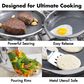 Green Pan Trident Hybrid 10-Piece Nonstick Cookware Set in Stainless Steel, , large