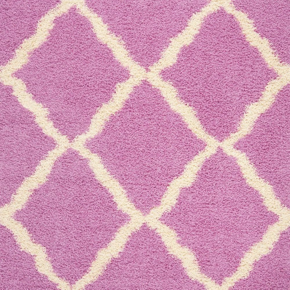 Safavieh Dallas Shag SGD257I-4 4&#39; x 6&#39; Pink/Ivory Area Rug, , large