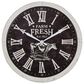 Maple and Jade 24" Wall Clock in White and Black, , large