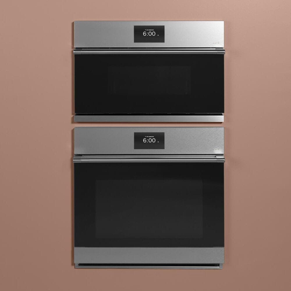 Cafe 30&quot; Built-In Single Electric Convection Wall Oven in Platinum, , large