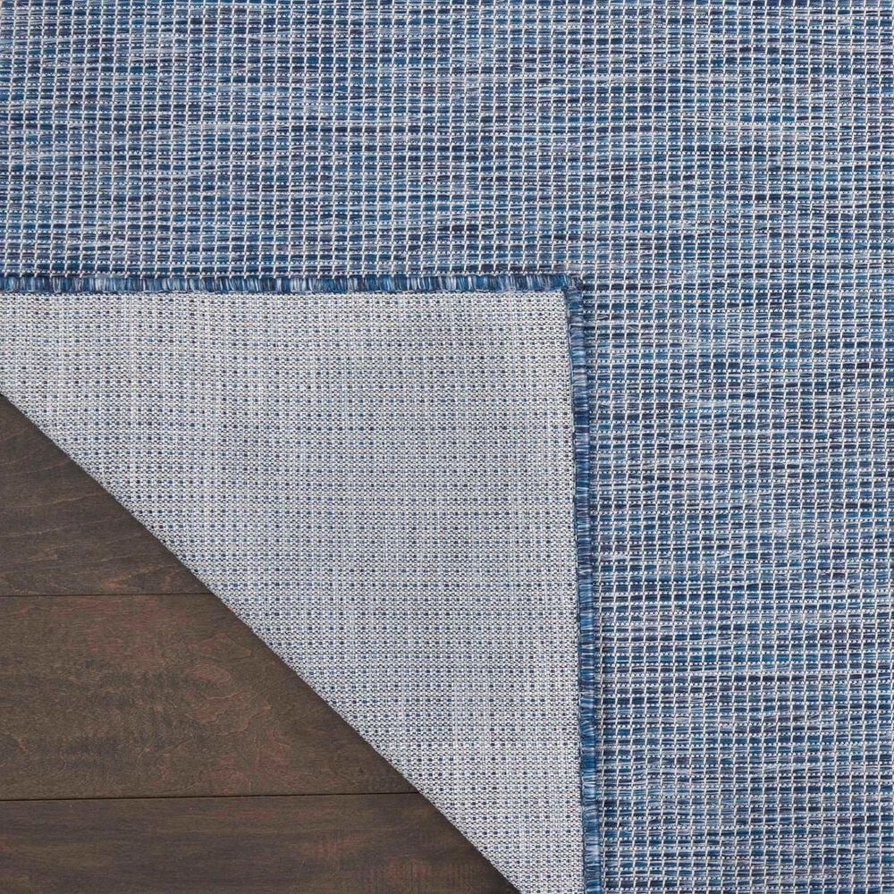 Nourison Positano 2&#39;2&quot; x 10&#39; Navy Blue Indoor/Outdoor Runner, , large