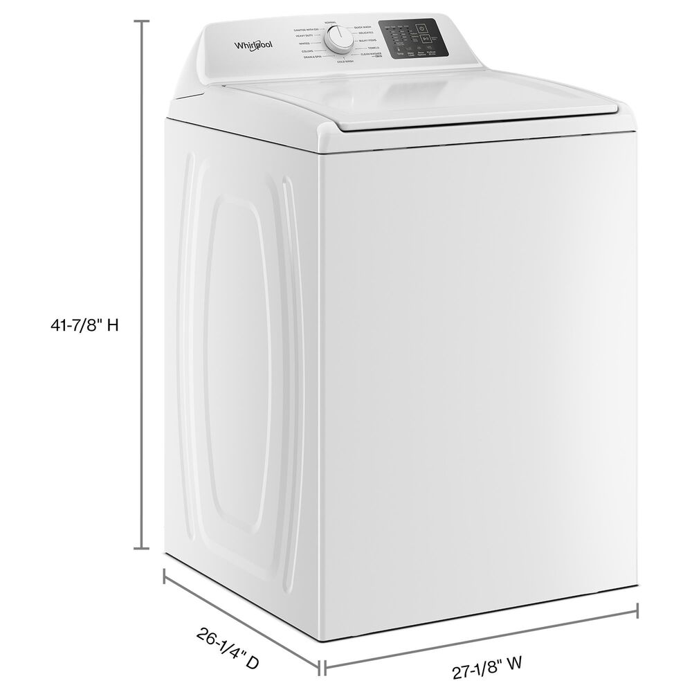 Whirlpool 4.1 Cu. Ft. Top Load Impeller Washer with Quick Wash in White, , large