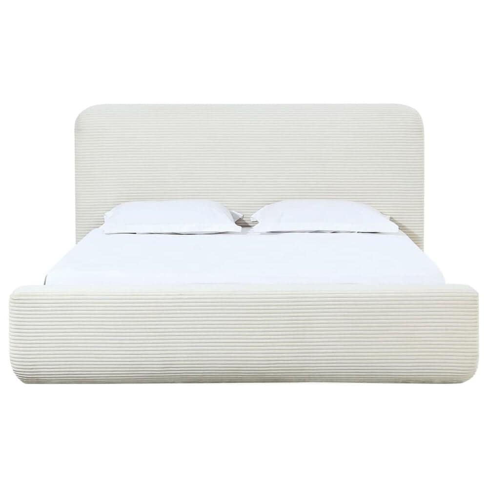 Urban Home Blossom Wisteria King Upholstered Bed in Frosty Chenille, , large