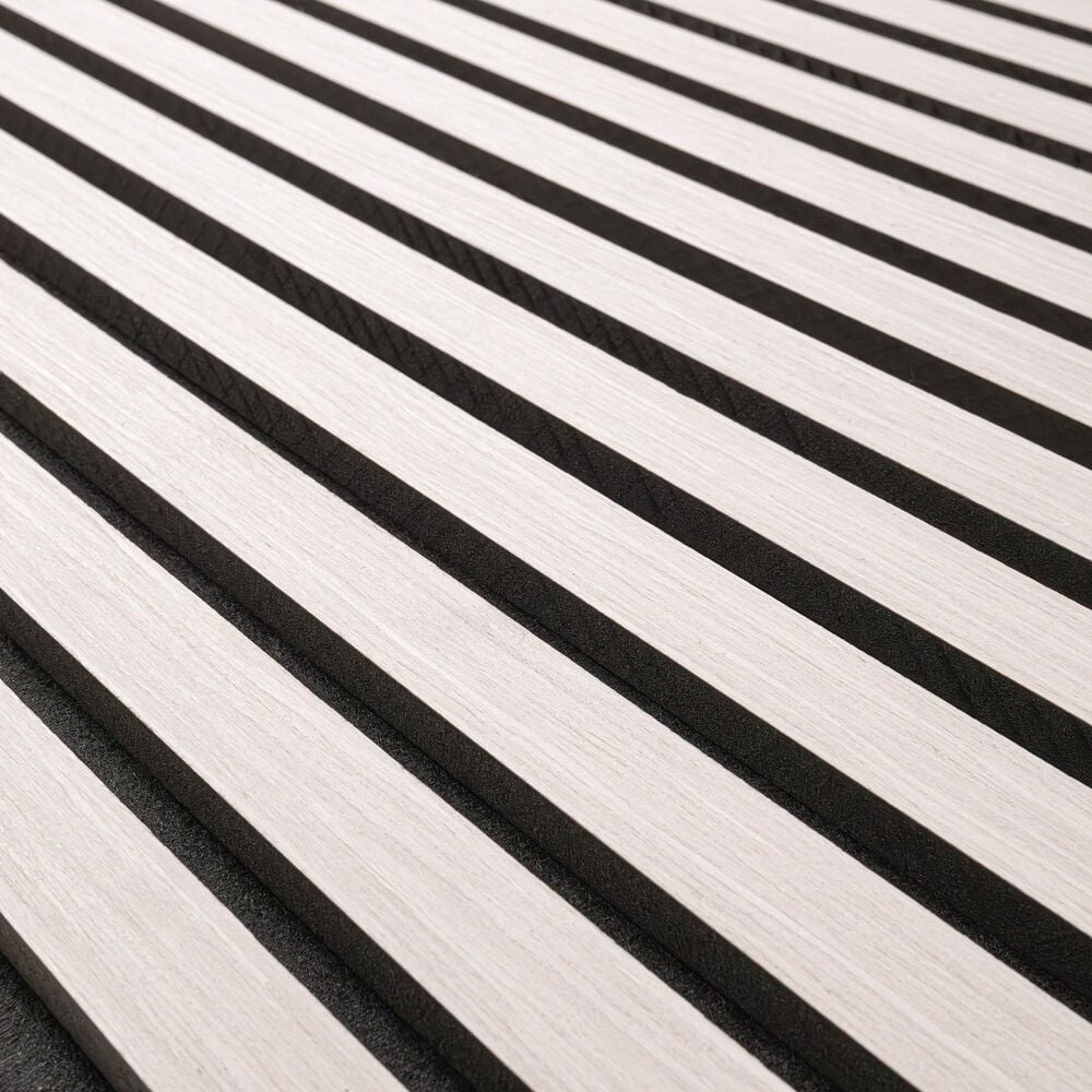 MS International Acoustic Wood Slat Fog 24" x 48" Wall Panels, , large