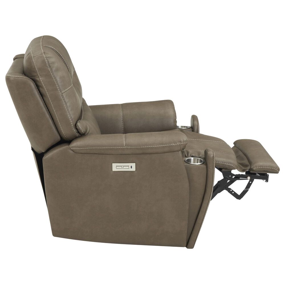 Steve Silver Adelaide Dual-Power Recliner in Caramel, , large