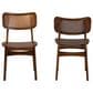 Baxton Studio Tafari Side Chair in Walnut Brown and Light Brown (Set of 2), , large