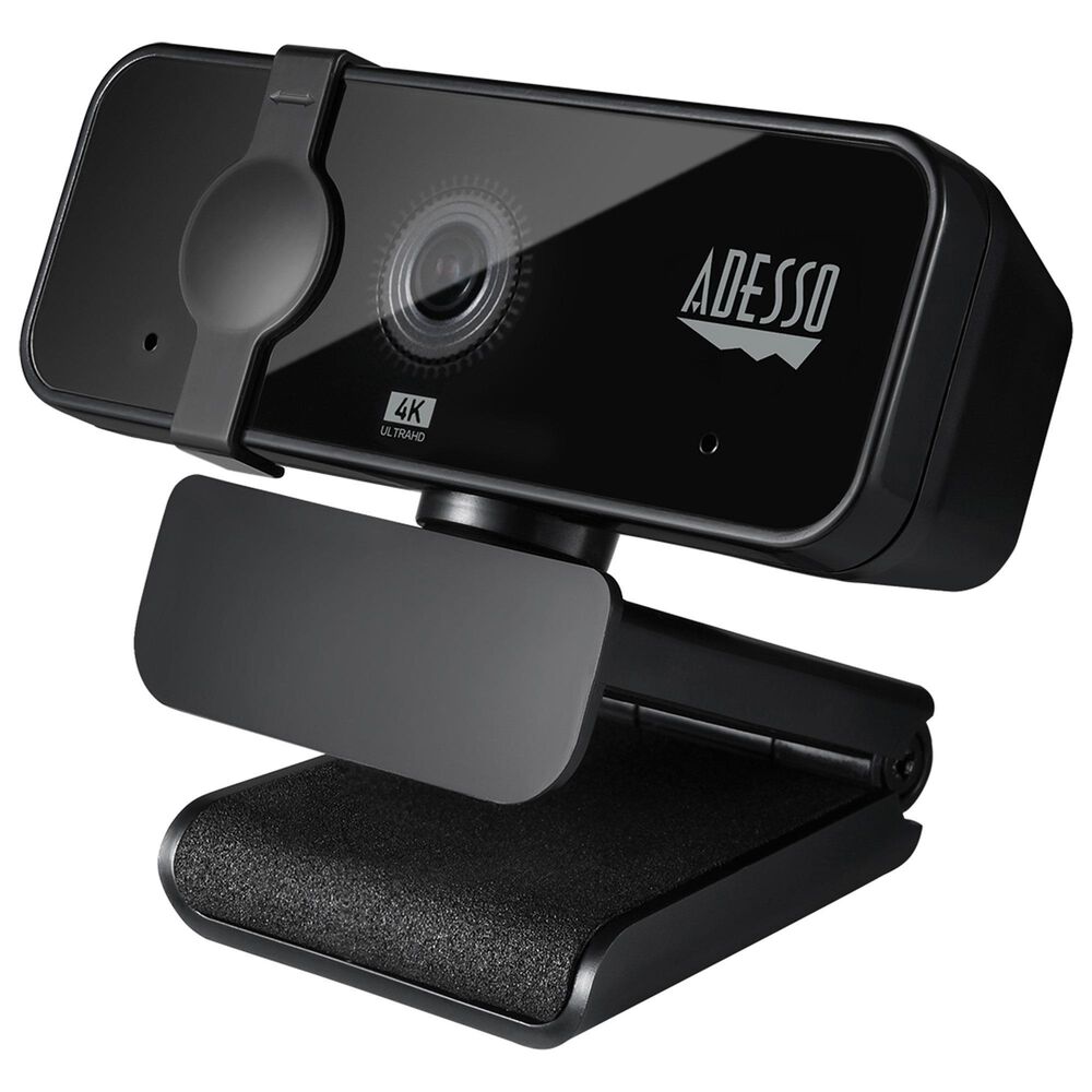 Adesso CyberTrack H6 4K Ultra HD Resolution Desktop Webcam in Black, , large