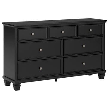 Ashley Lanolee 7-Drawer Dresser in Black, , large