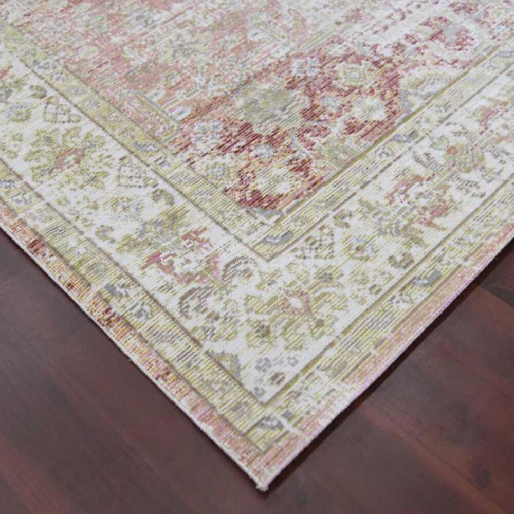 Amer Rugs Century 9&#39; x 13&#39; Salmon Pink and Ivory Area Rug, , large