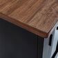 Ashley Wildenauer 76" Extra Large TV Stand with Fireplace Option in Brown and Black, , large