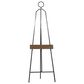 Maple and Jade Extra Large Adjustable Display Easel with Wood Tray in Matte Black and Dark Brown, , large