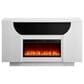 Global Furniture USA Aveena 76-Inch Fireplace in White, , large