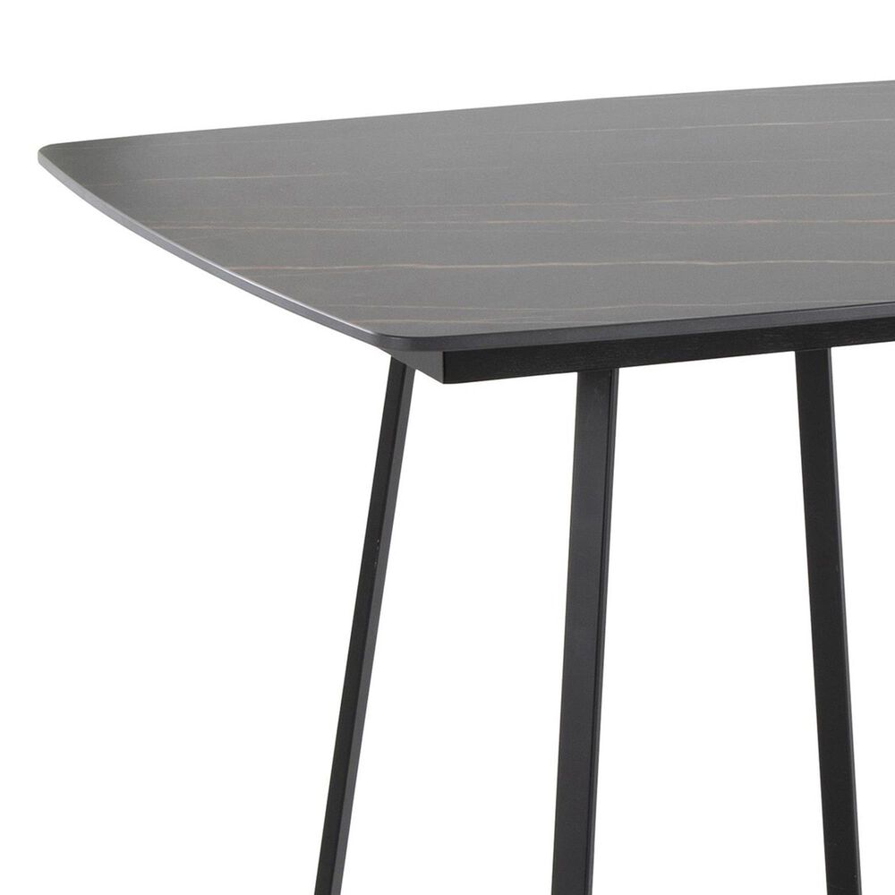 LumiSource Cosmo Square Dinette Table in Black - Table Only, , large