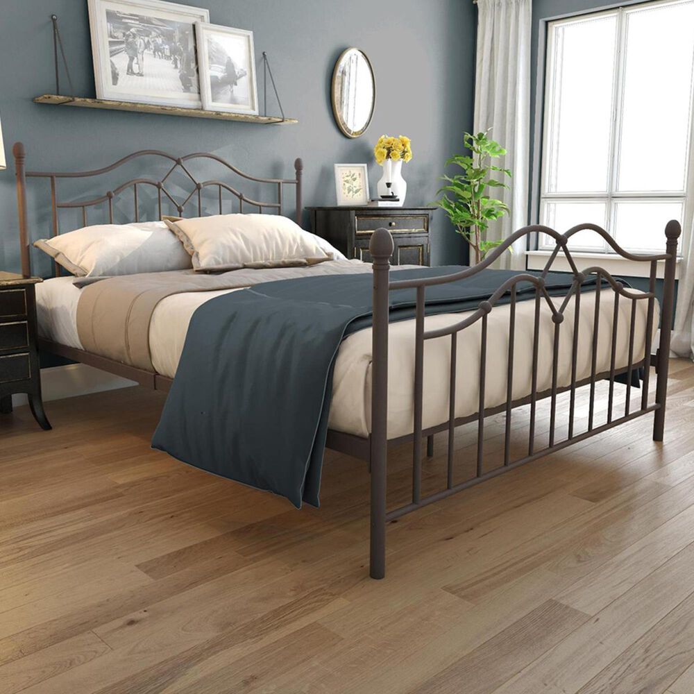 DHP Tatiana Full Poster Bed in Bronze, , large