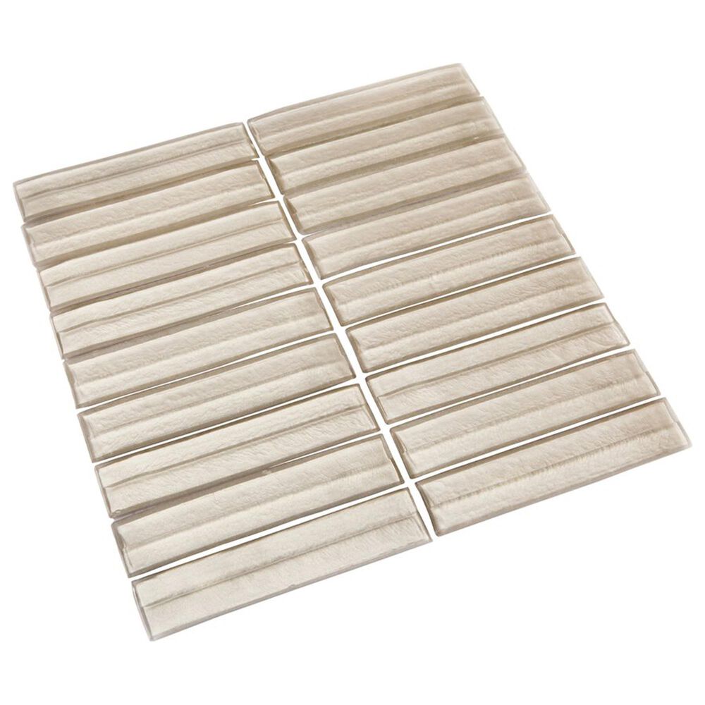 Soho Studio Brook Stacked Dawn 12&quot; x 12&quot; Glass Mosaic Sheet, , large