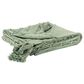 Rizzy Home 50" x 60" Geometric Throw in Green, , large