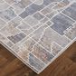 Feizy Francisco 4" x 6" Blue and Multicolor Area Rug, , large