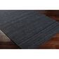 Surya Hickory Charcoal, Black and Gray 10" x 14" Indoor/Outdoor Area Rug, , large
