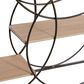 Maple and Jade 32" x 32" Wall Shelf in Charcoal Grey and Natural Brown, , large