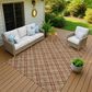 Dalyn Rug Company Soft Essentials Plaid Paprika 8" x 10" Indoor/Outdoor Area Rug, , large