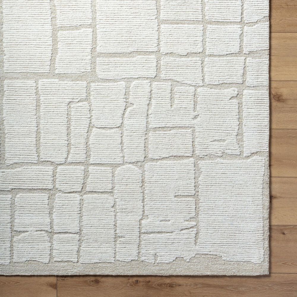 Surya Bianca Light Silver and Ash 9&#39; x 12&#39; Area Rug, , large