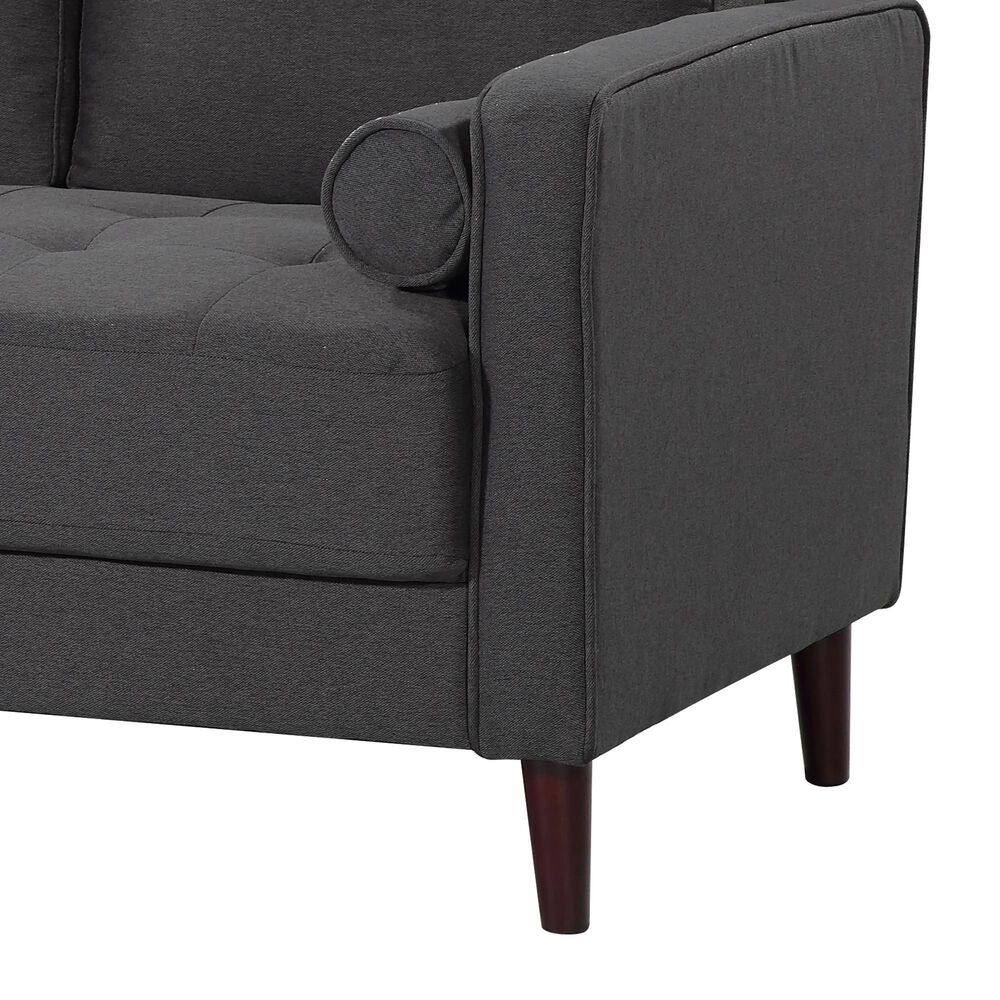 Lifestyle Solutions Langford Stationary Loveseat in Grey, , large