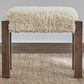 Belle Furnishings Broadmore Upholstered Console Stool in Cobblestone Brown, , large
