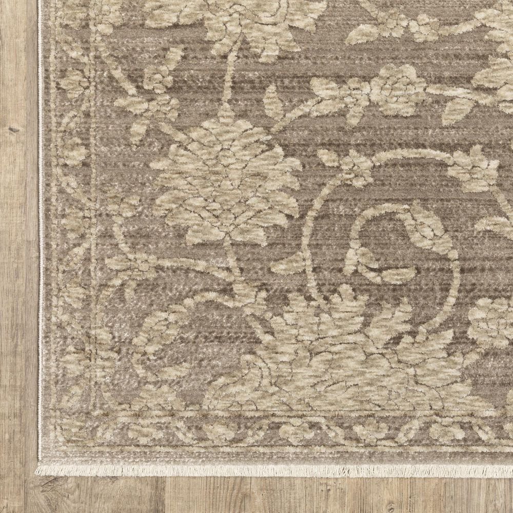 Oriental Weavers Capella Grey and Beige 5&#39;3&quot; x 7&#39;6&quot; Area Rug, , large