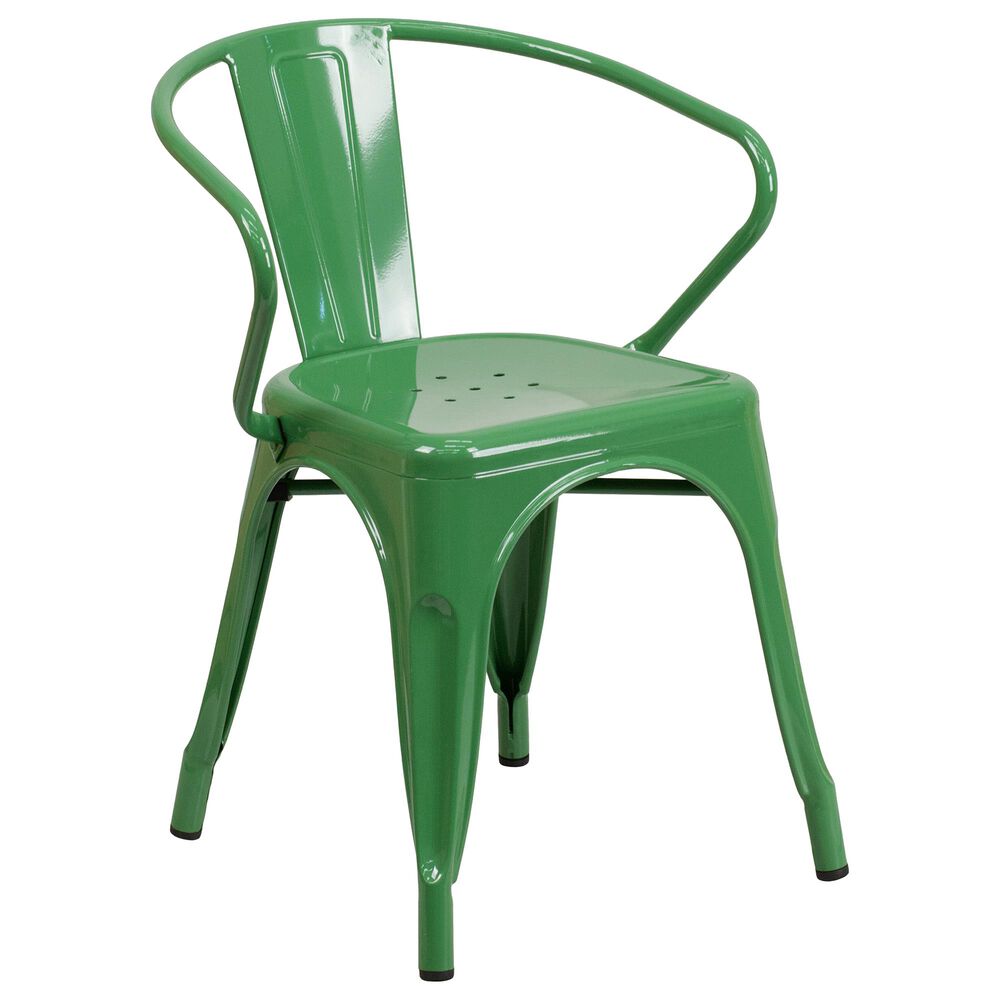 Flash Furniture Arm Chair in Green, , large