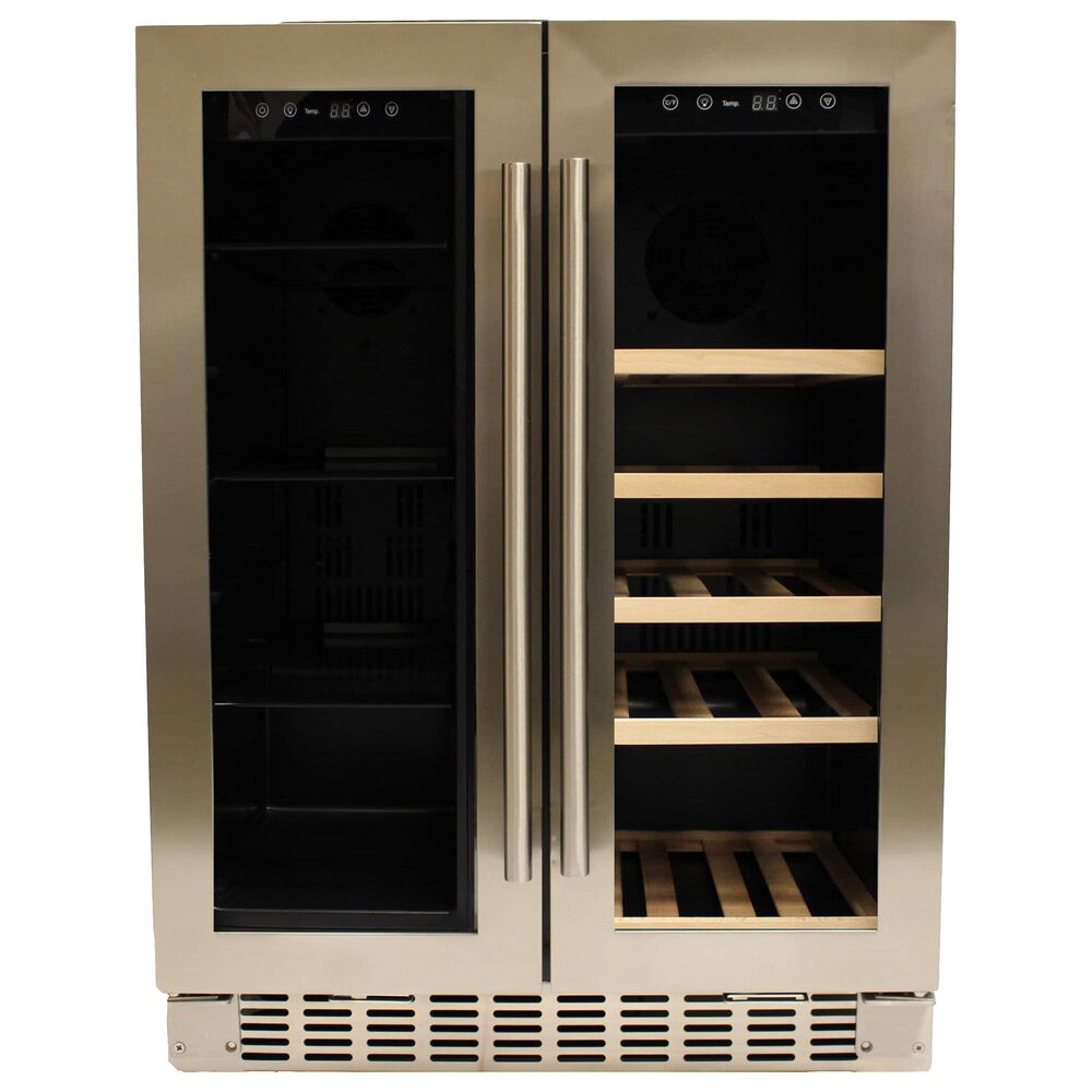 Azure 24" Dual Zone Beverage and Wine Center in Stainless Steel, , large
