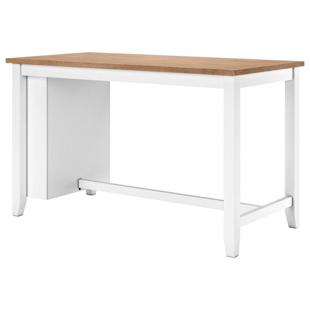 Ashley Gesthaven Counter Height Table in Light Natural and White - Table Only, , large
