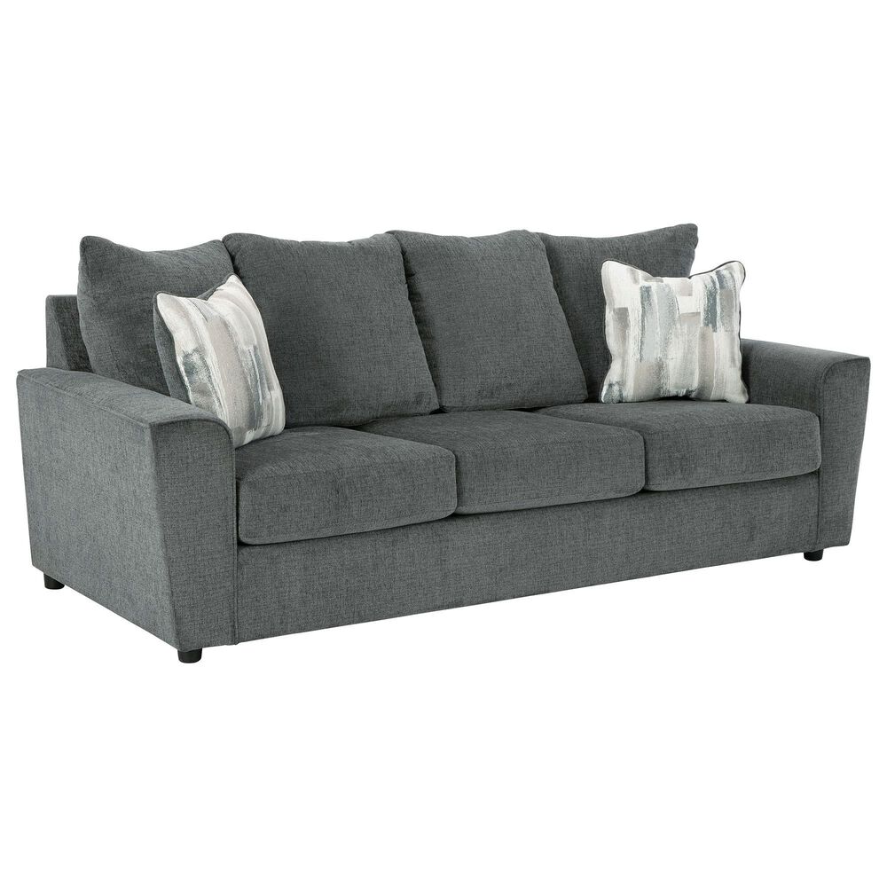 Ashley Stairatt Stationary Sofa in Gravel, , large