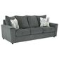 Ashley Stairatt Stationary Sofa in Gravel, , large