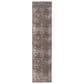 Jaipur Harman Minita 2"6" x 10" Coffee Liqueur, Trellis, Blue Graphite, Lead Gray and Toasted Coconut Runner, , large