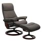 Stressless View Small Chair and Ottoman in Metal Grey, , large