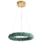 Golden Lighting Corallo 30" 1-Light LED Chandelier with Turquoise Shade in Gold, , large