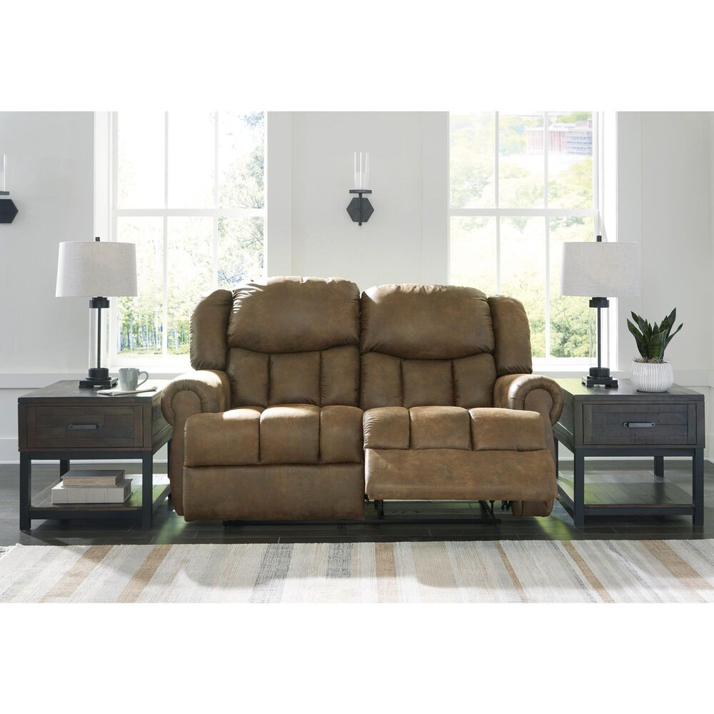 Ashley Boothbay Manual Reclining Loveseat in Auburn, , large