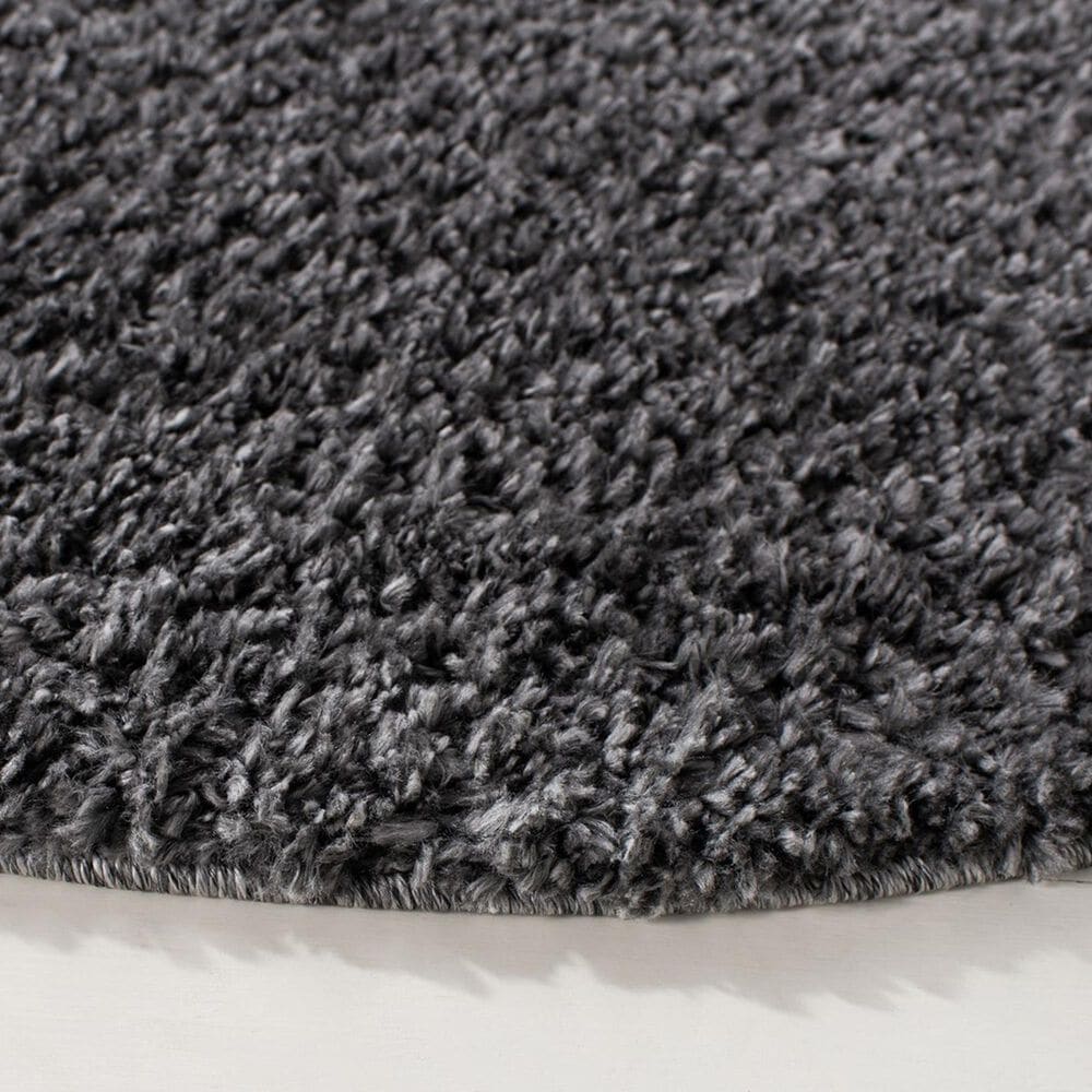 Safavieh August Shag AUG900F 5&#39;3&quot; Round Grey Area Rug, , large
