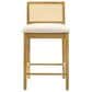 Armen Living Tobias Counter Height Stool in Amber Glow, , large