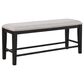 Steve Silver Halle 6-Piece Counter Height Dining Set in Ebony and Honey, , large