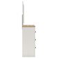 Ashley Linnocreek Dresser and Mirror in White and Warm Brown, , large