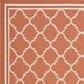 Safavieh Courtyard Indoor/Outdoor CY6918-241-5 5"3" x 7"7" Terracotta/Bone Area Rug, , large