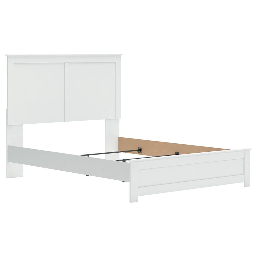 Ashley Bostwick Shoals Queen Panel Bed in White, , large